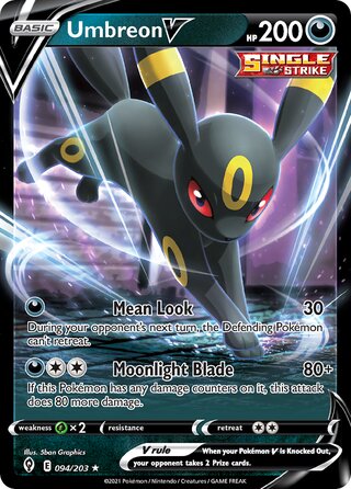 Umbreon V, Play! Pokémon Prize Pack Series One 094/203