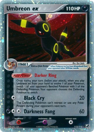 Umbreon EX, WC Deck 2006 (Eeveelutions) 112/115