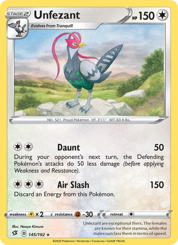 Unfezant, Rebel Clash 145/192
