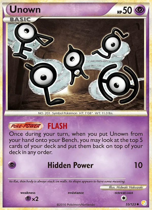 Unown, HeartGold & SoulSilver 055/123