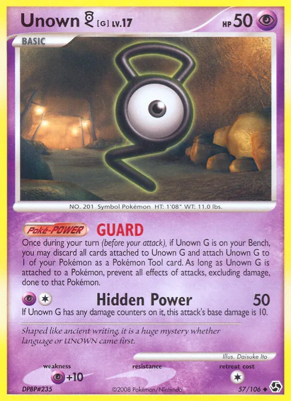 Unown G, Great Encounters 057/106