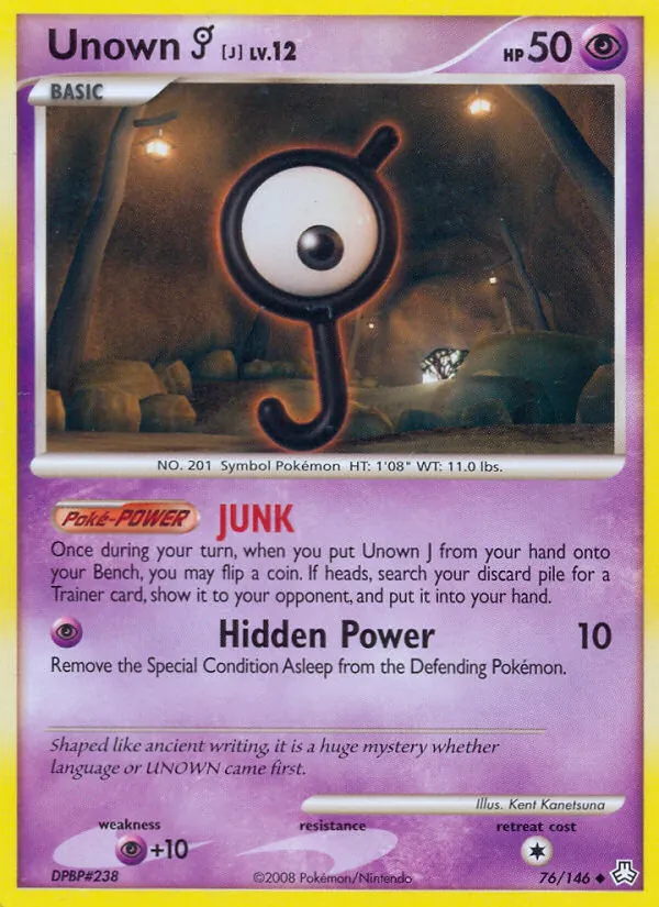 Unown J, Legends Awakened 076/146