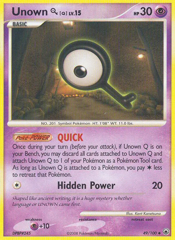 Unown Q, Majestic Dawn 049/100