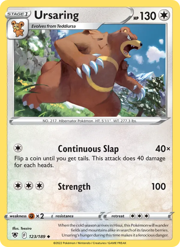 Ursaring, Astral Radiance 123/189