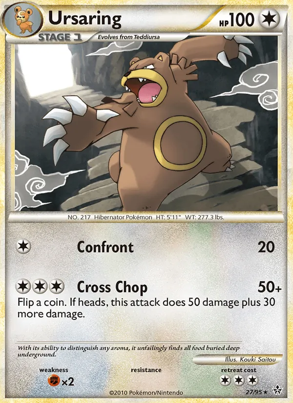 Ursaring, Unleashed 027/095