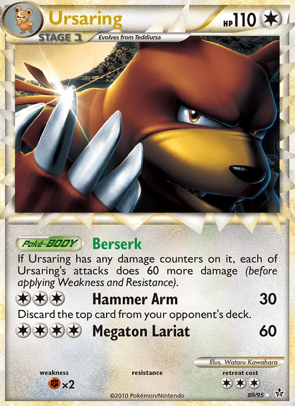 Ursaring, Unleashed 089/095