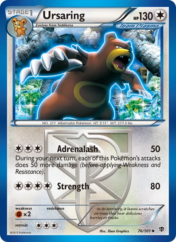 Ursaring, Plasma Blast 076/101