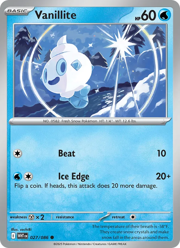Vanillite, White Flare 027/086