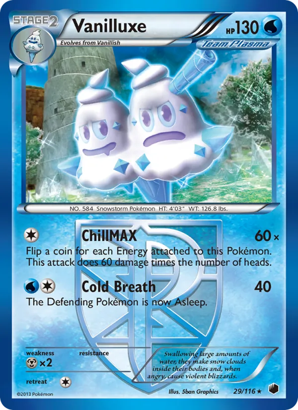 Vanilluxe, Plasma Freeze 029/116