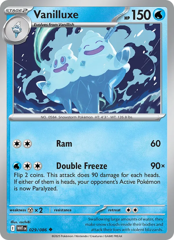 Vanilluxe, White Flare 029/086