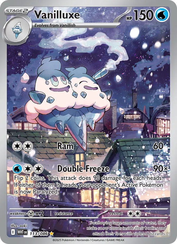 Vanilluxe, White Flare 113/086