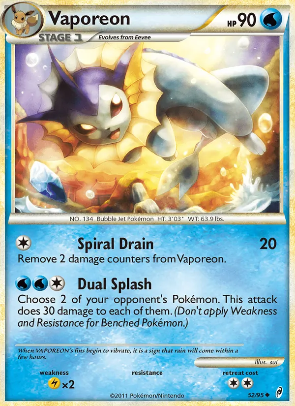 Vaporeon, Call of Legends 052/095