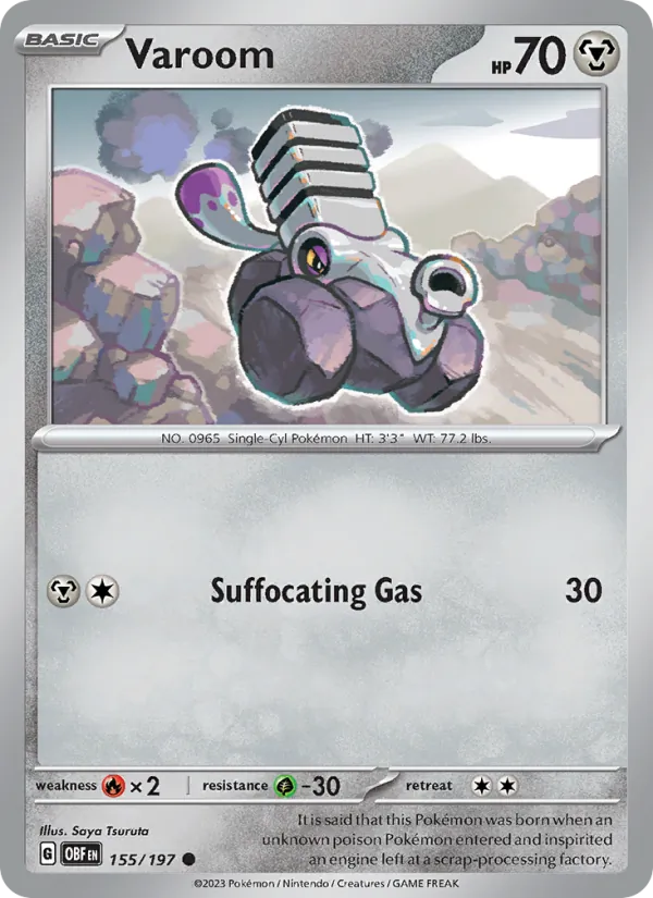 Varoom, Obsidian Flames 155/197
