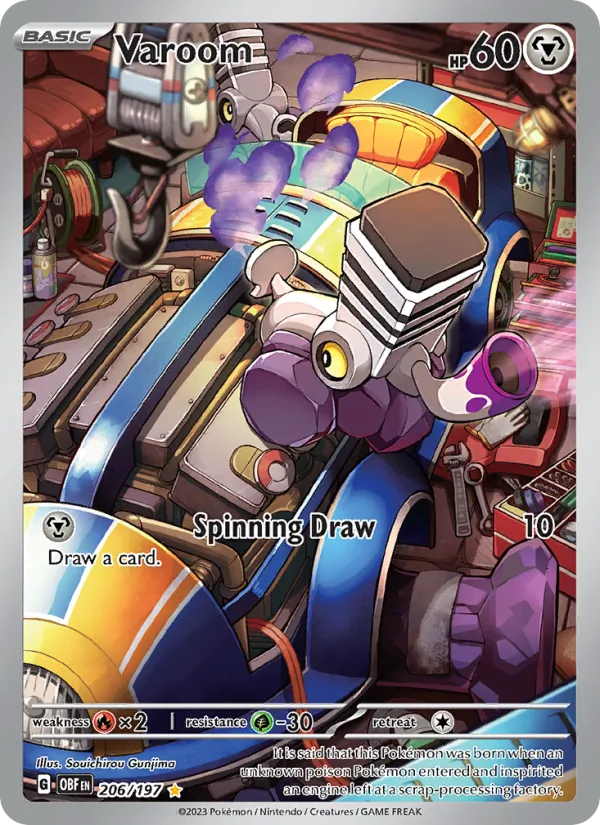Varoom, Obsidian Flames 206/197