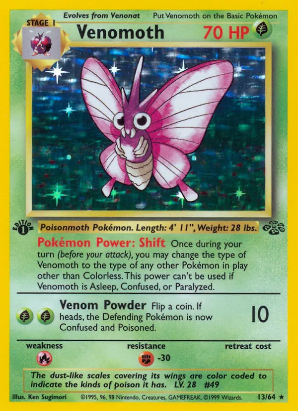Venomoth, Jungle 013/064