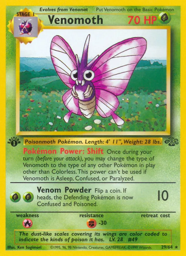 Venomoth, Jungle 029/064
