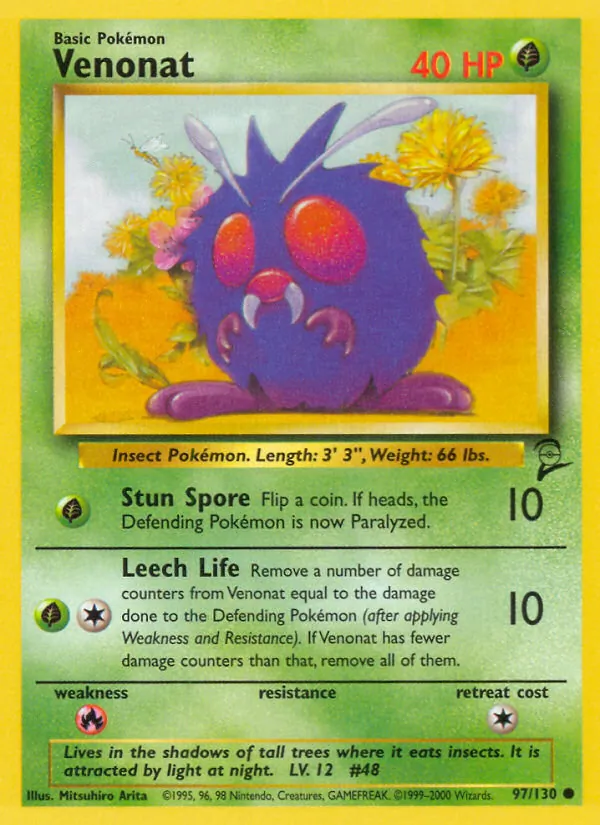 Venonat, Base Set 2 097/130