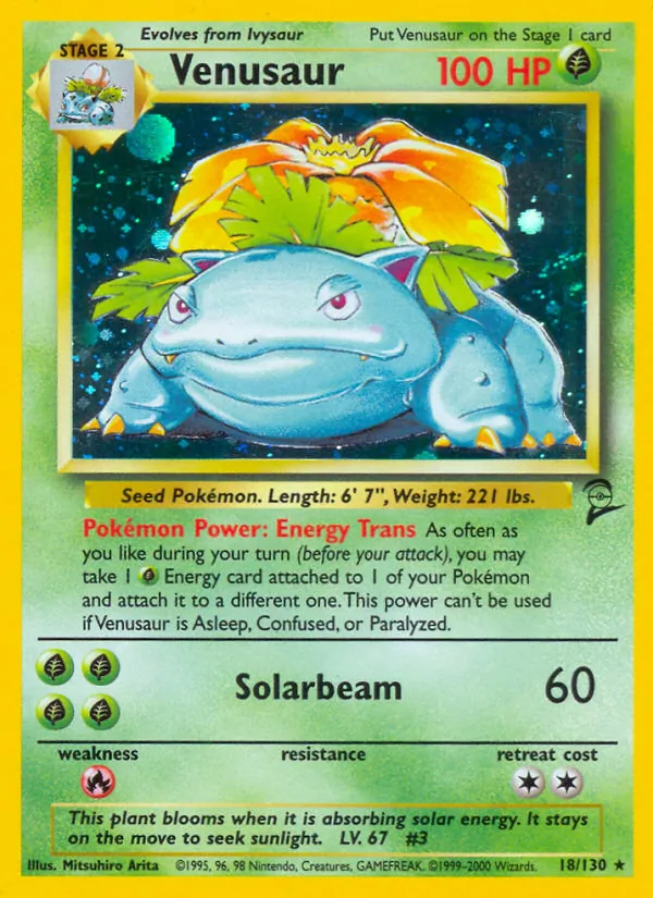 Venusaur, Base Set 2 018/130