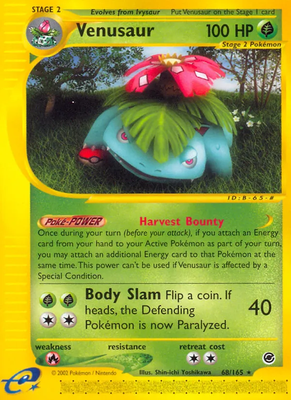 Venusaur, Expedition Base Set 068/165