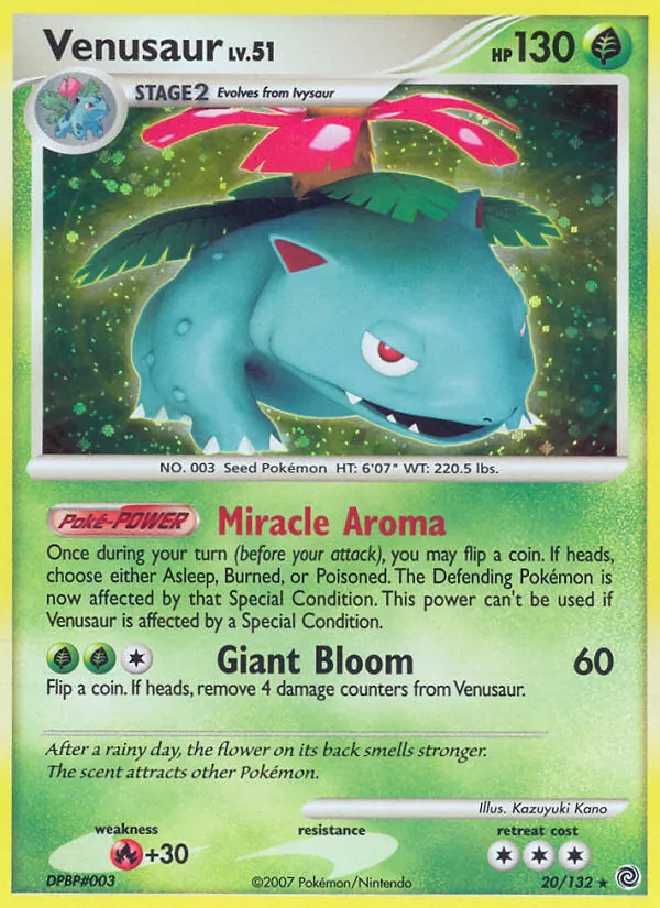 Venusaur, Secret Wonders 020/132