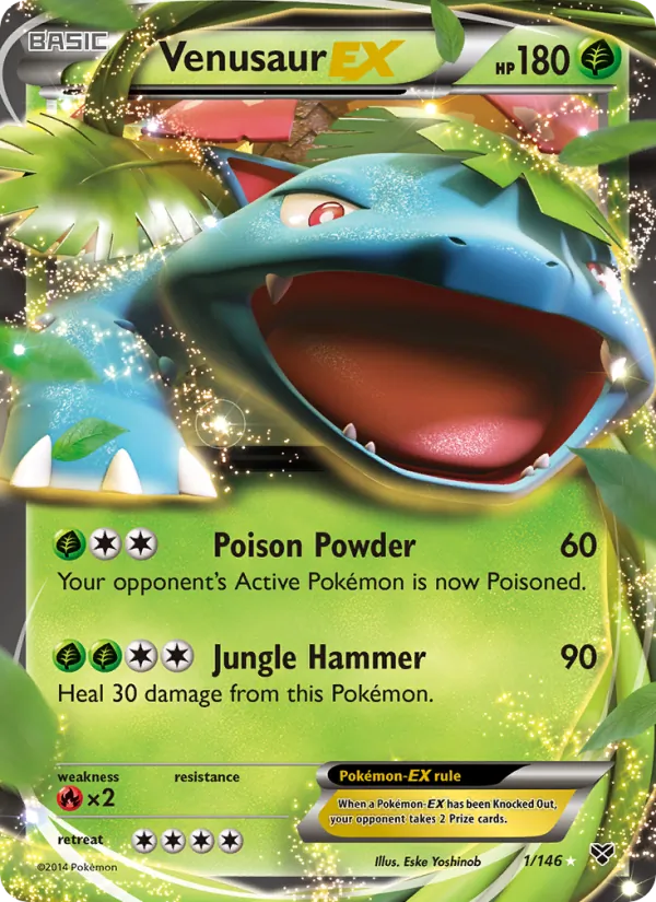 Venusaur EX, XY 001/146