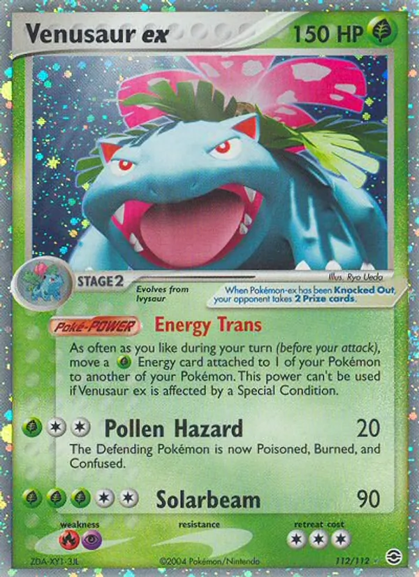 Venusaur EX, FireRed & LeafGreen 112/112