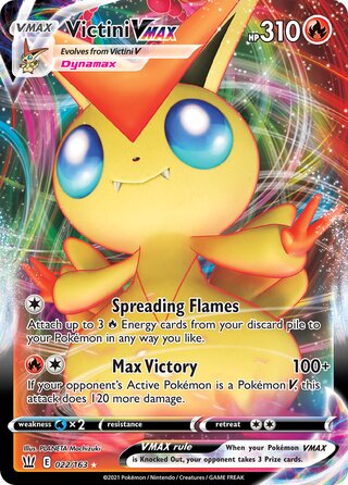 Victini VMAX, Play! Pokémon Prize Pack Series One 022/163