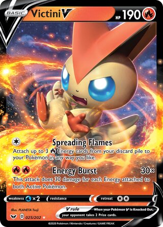 Victini V, Play! Pokémon Prize Pack Series One 025/202