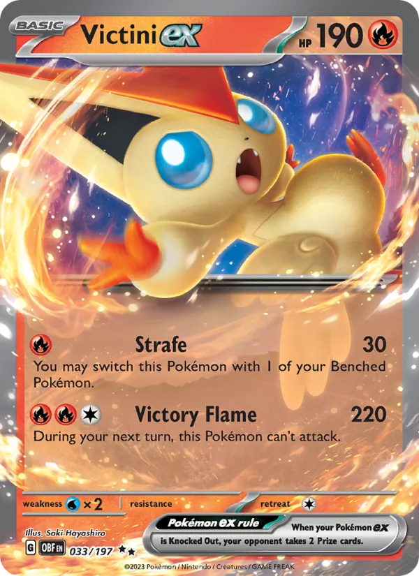 Victini EX, Obsidian Flames 033/197