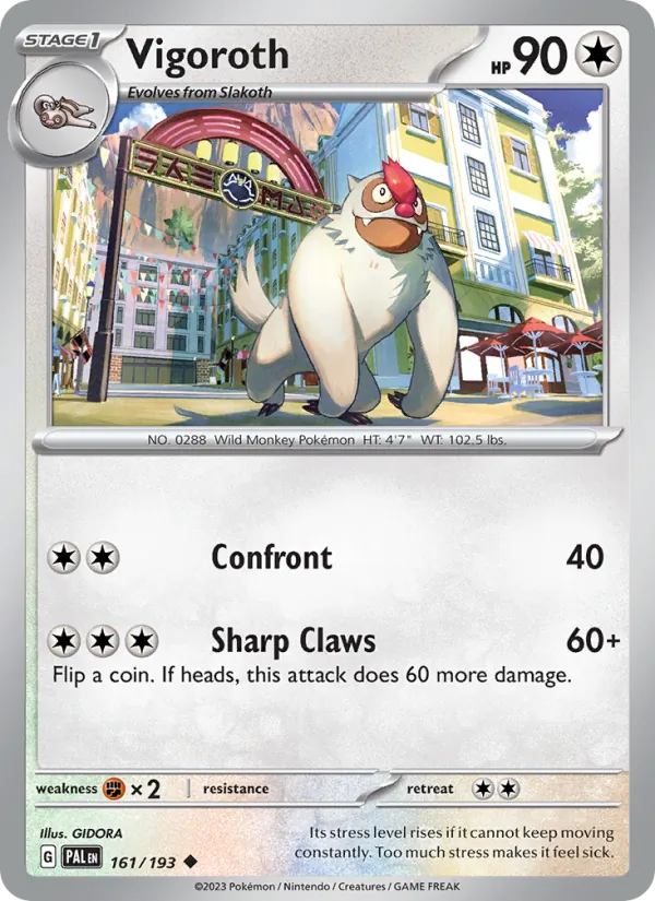 Vigoroth, Paldea Evolved 161/193