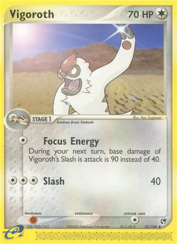 Vigoroth, Sandstorm 052/100
