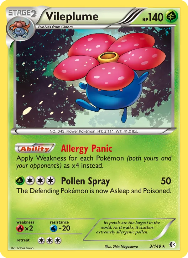 Vileplume, Boundaries Crossed 003/149
