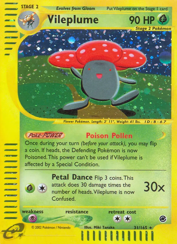 Vileplume, Expedition Base Set 031/165