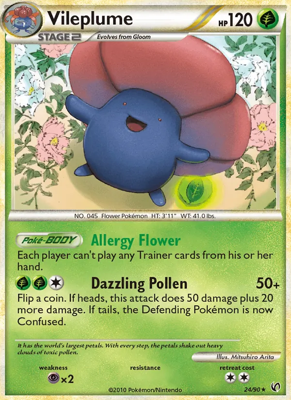 Vileplume, Undaunted 024/090