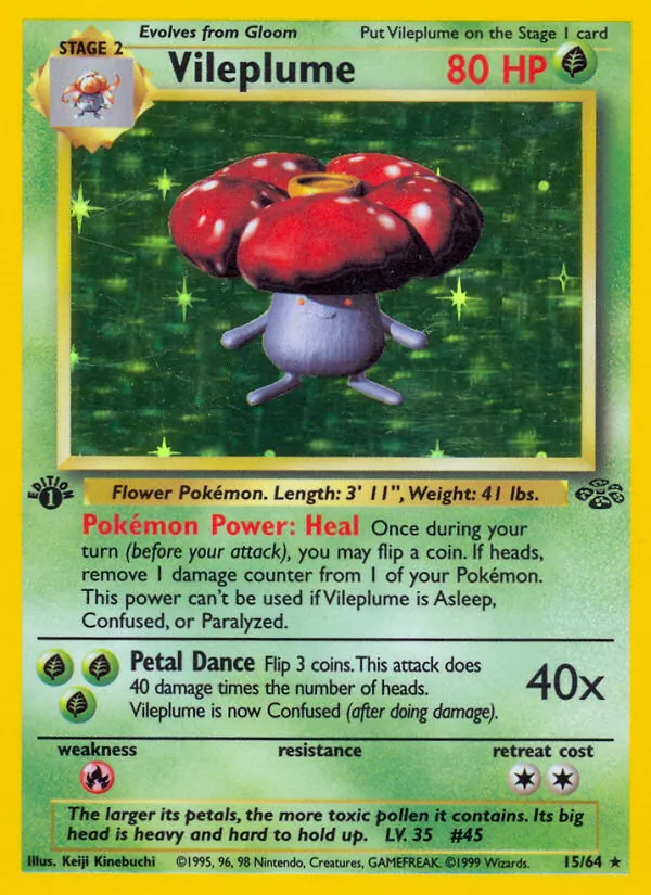 Vileplume, Jungle 015/064