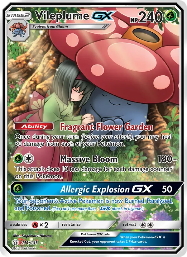 Vileplume GX, Cosmic Eclipse 211/236