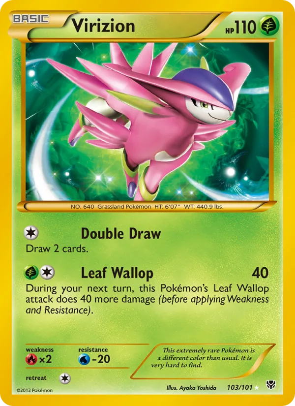 Virizion, Plasma Blast 103/101
