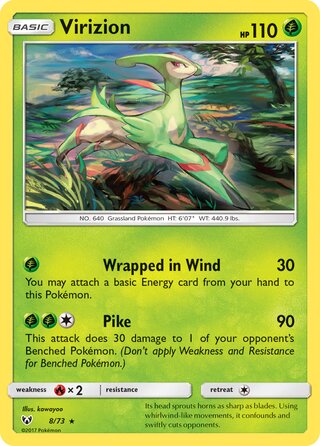 Virizion, Shining Legends 008/073