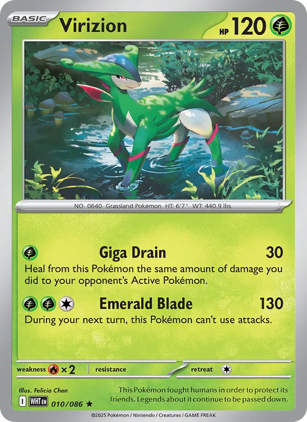Virizion, White Flare 010/086