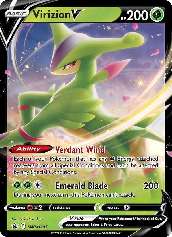 Virizion V, SWSH Black Star Promos SWSH295/307