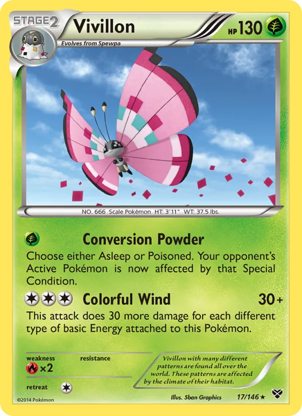 Vivillon, XY 017/146