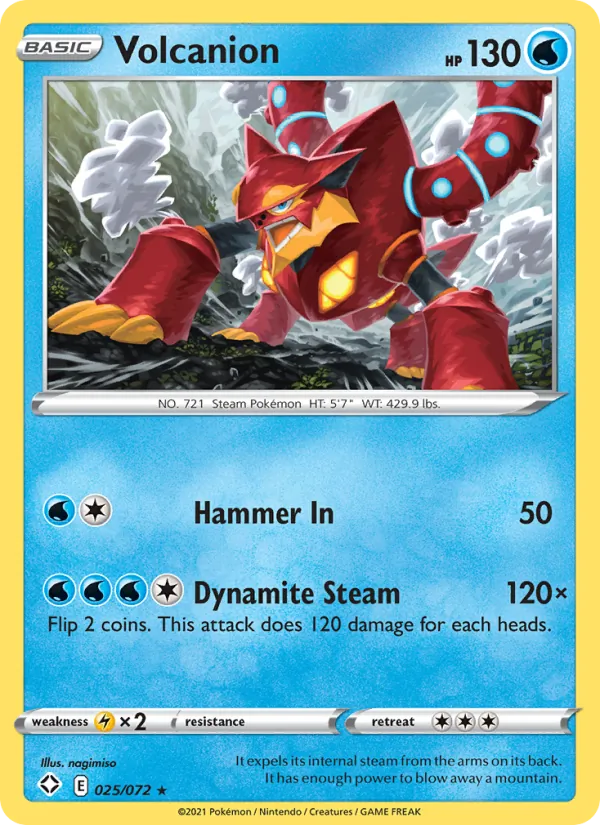 Volcanion, Shining Fates 025/072