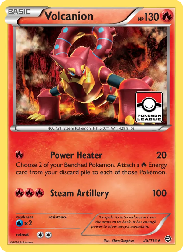 Volcanion, Steam Siege 025/114