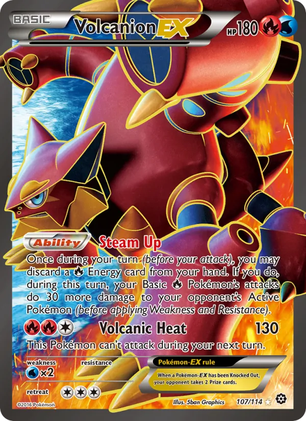 Volcanion EX, Steam Siege 107/114
