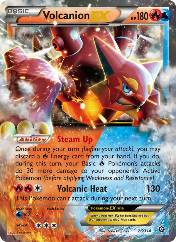 Volcanion EX, Steam Siege 026/114
