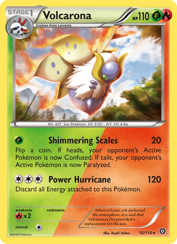 Volcarona, Steam Siege 015/114
