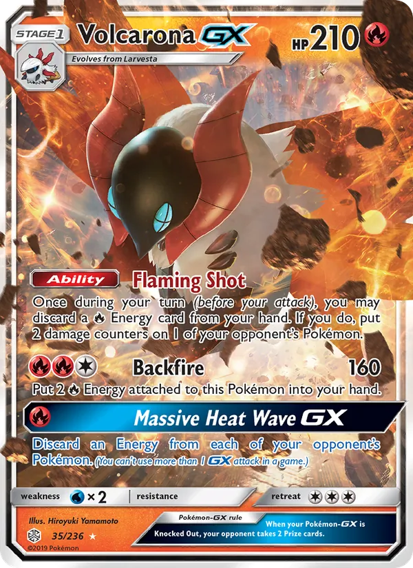 Volcarona GX, Cosmic Eclipse 035/236