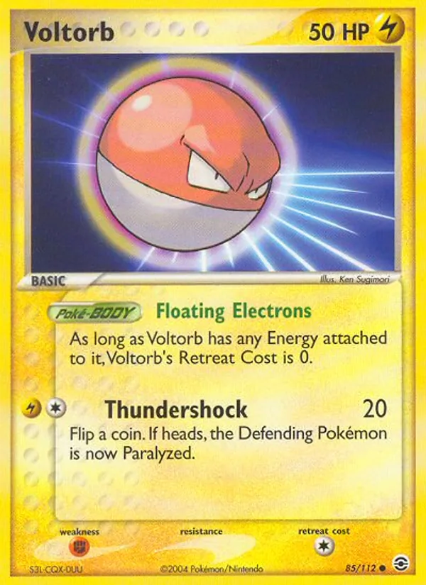 Voltorb, FireRed & LeafGreen 085/112