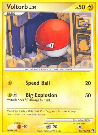 Voltorb, WC Deck 2008 (Intimidation) 117/132