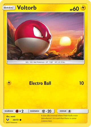 Voltorb, Shining Legends 030/073